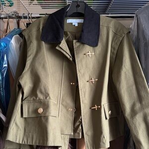 Hillhouse Home Clarisse Jacket in Army Green